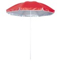Parasol plażowy, nylon 150g, śr. 150 x 176 cm, chroni przed UV, pokrowiec
