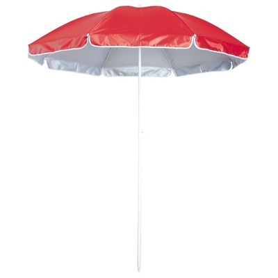 Parasol plażowy, nylon 150g, śr. 150 x 176 cm, chroni przed UV, pokrowiec
