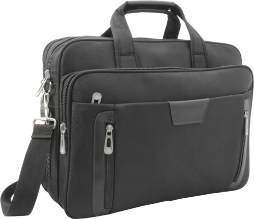 Teczka na laptop 15,6", poliester 1680D, 41 x 31 x 15 cm, uchwyt na rączkę do walizki