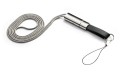 metal, ekoskóra, łańcuszek 390 mm, ekoskóra 32 mm, sznurek 40 mm, zdobienie laser
