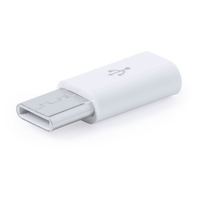 Adapter, 10 x 24 x 5 mm, wejście micro USB, wyjście typ C
