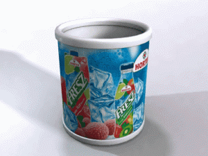 Kubek reklamowy składany z drukiem 3D