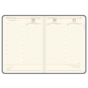 Kalendarz reklamowy A4, 2 dni na stronie  premium