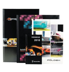 Kalendarz reklamowy książkowy A5 dzienny w indywidualnej oprawie