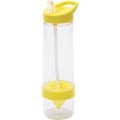 Butelka sportowa z wyciskarką, Tritan, PVC, 750 ml, śr. 78 x 250 mm, wyciskarka do cytrusów
