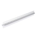 Linijka skalówka, aluminium, 320 x 20 x 20 mm, 5 skal - 1:20, 1:25, 1:50, 1:75, 1:100

