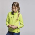 Softshell, na zewn. poliester 92%, elastan 8%, wewnątrz mikropolar 300g, też rozmiary dziecięce
