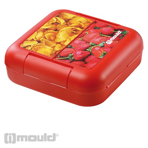 Pudełko śniadaniowe, PP, śr. 160 x 160 x 50 mm, cena dla min. 500 szt.
