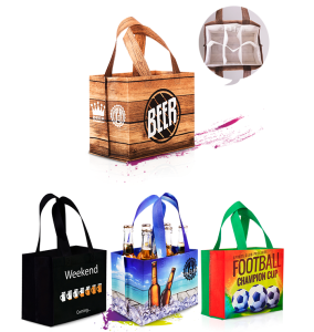 Torba na 6 butelek z dowolnym nadrukiem - eko