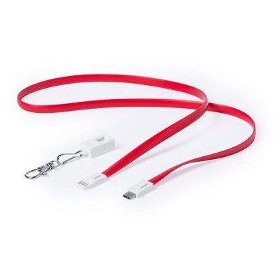 smycz - kabel - ładowanie - smartfon - bateria - reklama - gadżet - nadruk - laser