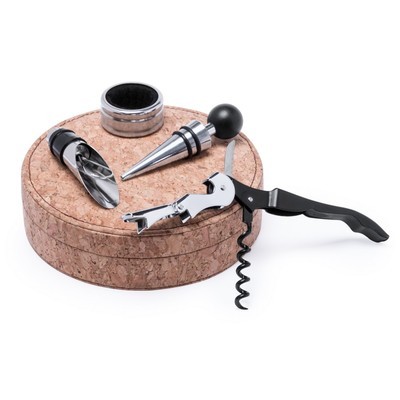 zestaw - butelka - napój - posiłek - reklama - gadżet - nadruk - laser - korkociąg - korek