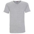 Koszulka męska V-neck, bawełna połczesana 160g, boki bezszwowe