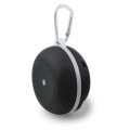 Głośnik bluetooth, ABS, śr. 81 x 46 mm, radio, odbieranie połączeń, czytnik kart micro USB, kabel audio 3,5 mm z końcówkami USB i mini USB, zasięg do 10 m
