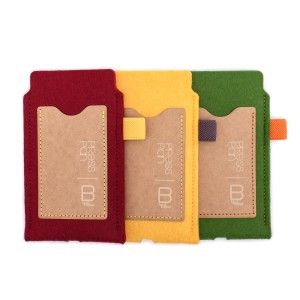 Etui na telefon preszpan i filc - eko