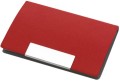 Wizytownik, metal, PU, 96 x 65 x 11 mm, pudełko
