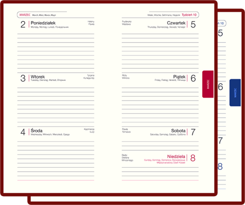 kalendarz - reklamowy - upominek - gadżet - znakowanie - nadruk - tłoczenie - laser -  biuro - notes - czas - prezent