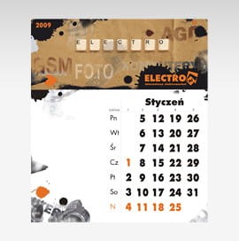 Kalendarz reklamowy magnetyczny