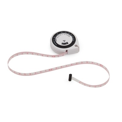 Miara do ciała ze wskaźnikiem BMI, plastik, 55 x 63 x 20 mm, 150 cm
