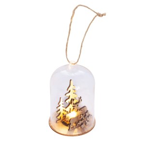 Lampion reklamowy świąteczny