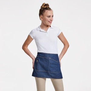 Fartuszek reklamowy kelnerski - jeans