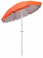 Parasol plażowy, metal, poliester, śr. 156 cm, system wentylacji, spirala do wkręcania a piasek
