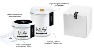 Świeca reklamowa roślinna mała