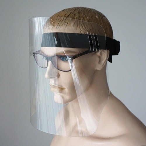 osłona - maska - ochrona - wirusy - bakterie - bezpieczeństwo - BHP - znakowanie - nadruk