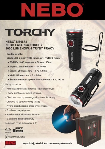 latarka - NEBO - gadżet - reklamowy - teren - survival - znakowanie - laser - nadruk - podróż - kontrola