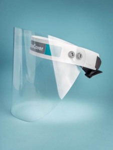 Przyłbice ochronna uchylna z opcja nadruku