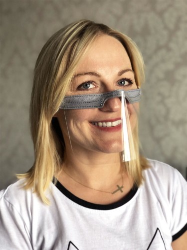 maska - przyłbica - ochrona - gadżet - znakowanie - zdrowie - reklama - szkoła - sklep