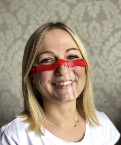 maska - przyłbica - ochrona - gadżet - znakowanie - zdrowie - reklama - szkoła - sklep