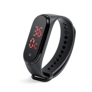 Opaska  reklamowa - termometr, zegarek