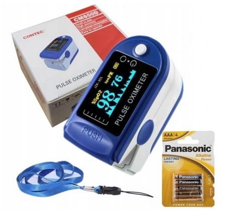 pulsoksymetr - covid - kontrola - zdrowie - bezpieczeństwo - pandemia - ochrona - badanie - gadżet - upominek - znakowanie - nadruk - laser