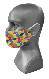 Maseczka ochronna dwuwarstwowa z nadrukiem