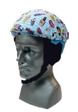 pokrowiec- kask - reklamowy - rowerowy - podróż - wycieczka -  sport - znakowanie - nadruk