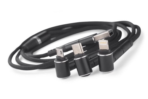 kabel - USB - reklamowy - smartfon - ładowanie - połączenie - końcówki - stojak - gadżet - znakowanie - nadruk - laser