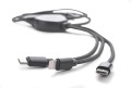 kabel - USB - reklamowy - smartfon - ładowanie - połączenie - końcówki - stojak - gadżet - znakowanie - nadruk - laser