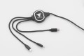 kabel - USB - reklamowy - smartfon - ładowanie - połączenie - końcówki - stojak - gadżet - znakowanie - nadruk - laser