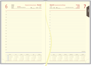 Kalendarz dzienny A5 standard