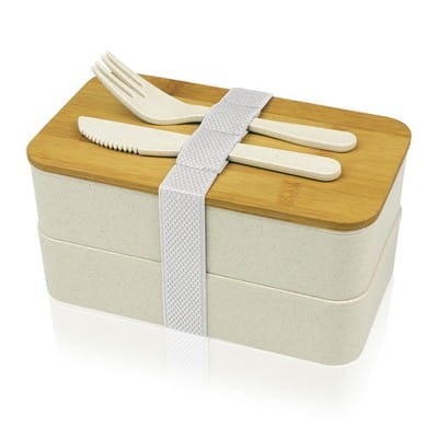 pudełko - reklamowe - śniadaniowe - gadżet - posiłek - szkoła - podróż - wycieczka - bambus - ekologia - znakowanie - laser - nadruk