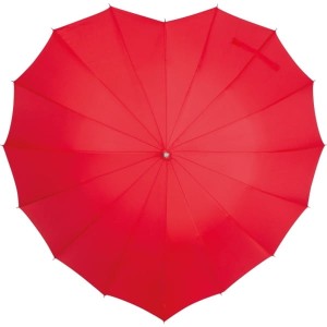 Parasol reklamowy w kształcie serca (od marca) 