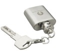 Brelok - piersiówka, 30 ml, 4 x 7,2 cm, karabińczyk, pudełko upominkowe