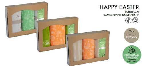 ściereczka - kuchenna - reklamowa - Wielkanoc - upominek - znakowanie - nadruk - wszywka - haft