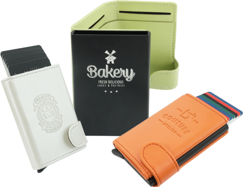 portfel - reklamowy - etui - gadżet - gotówka - karta - wizytówka - podróż - zakupy - znakowanie - tłoczenie - laser - nadruk