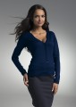 Sweter damski, 250g, bawełna 50%, akryl 40%, poliamid 10% 