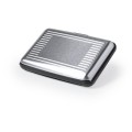 Portfel  z ochroną RFID, aluminium, 6 przegródek, 110 x 75 x 20 mm
