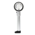 Lupa z podświetleniem, metal, 180 x 48 x 59 mm, linijka w lupie, 3 diody LED, etui