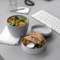 pojemnik - śniadaniowy - reklamowy - lunchbox - gadżet - zestaw - sztućce - kuchnia - piknik - szkoła - dzieci - wycieczka - znakowanie - nadruk - sałatkowy - zupa