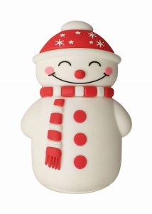 Powerbank świąteczny bałwanek w czapce na zamówienie  