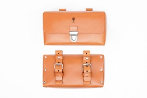 Narzędziówka skórzana do roweru -  retro  